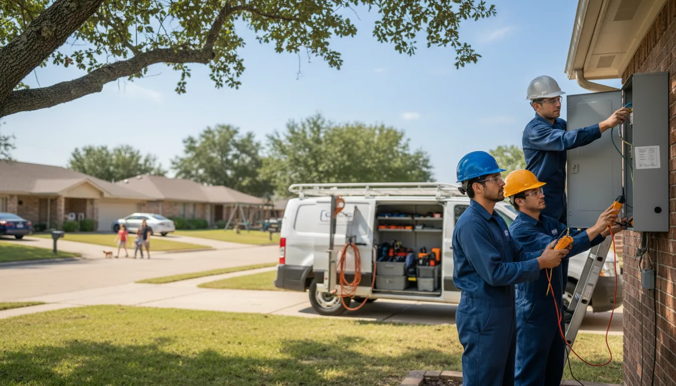 Certified electrician providing emergency electrical services in Mascot, VA